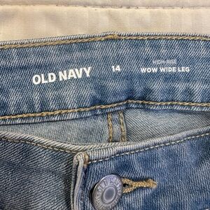 Old Navy High Rise Wow Wide Leg Jeans